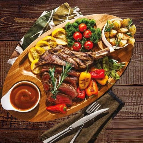 1 Set of  3 - 3 SECTION PLATTER 18" X 10" | 45.5 CM X 25 CM